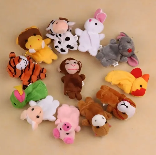 Pack 12 Titeres Dedo Signo Zodiaco Chino Animales Estimula
