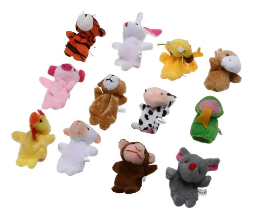 Pack 12 Titeres Dedo Signo Zodiaco Chino Animales Estimula — imagen 6 de 11