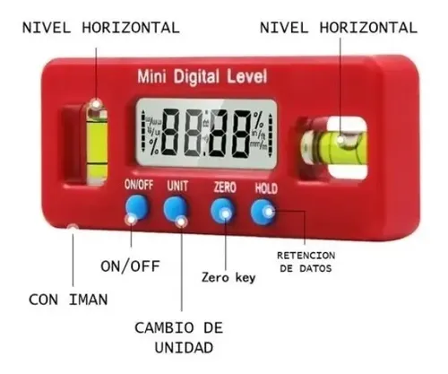 Nivel Digital Inclinometro Automatico Con Burbuja — imagen 5 de 9