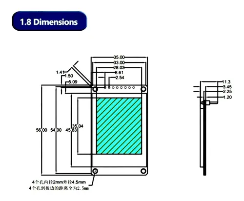 Pantalla 1.8  Para Arduino St7735 128x160 Tft 3.3v-5v — imagen 5 de 6