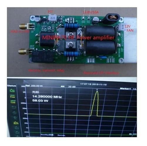 Kit Amplificador De Potencia Hf Lineal Ssb 70w Armar Yaesu — imagen 5 de 6