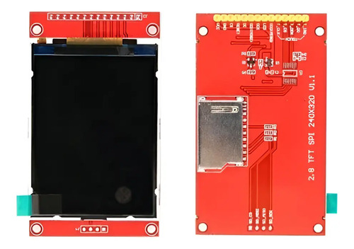 Pantalla 2.8 Pulgadas Con Touch Arduino St7735 240x320 Tft