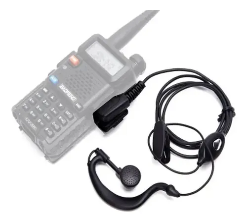 Auricular Con Microfono Baofeng Uv5r Boton Gadnic