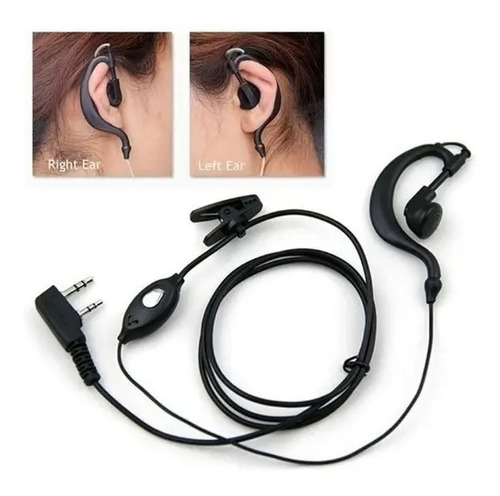 Auricular Con Microfono Baofeng Uv5r Boton Gadnic — imagen 6 de 7