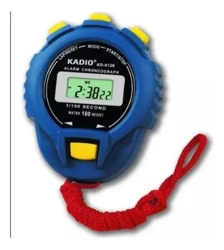 Cronómetro Digital Kadio Kd-6128 Azul