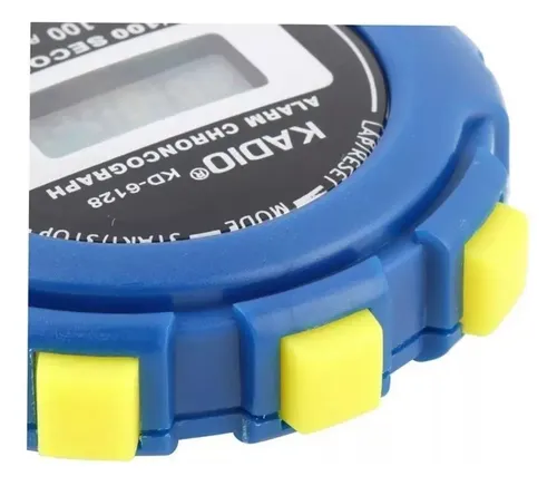 Cronómetro Digital Kadio Kd-6128 Azul — imagen 4 de 7