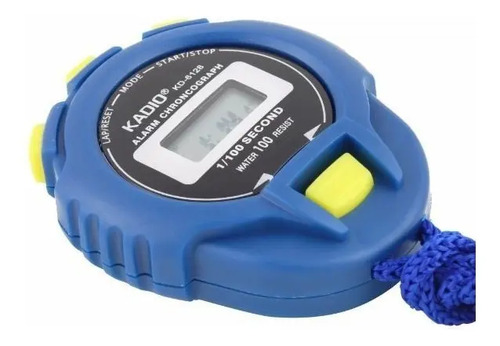 Cronómetro Digital Kadio Kd-6128 Azul — imagen 6 de 7
