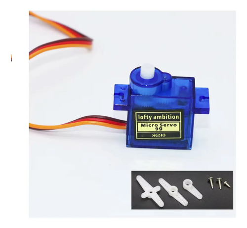 Aeromodelización Robótica Micro Servo 9g Sg90 Towerpro Arduino — imagen 10 de 11
