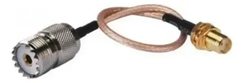 Conector P Antena Adaptador Sma-f A Uhf Pl-259 Uv-5r Baofeng — imagen 2 de 2