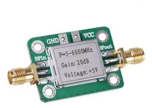 Amplificador Lna Señal 5 - 6000mhz Hf Fm Rf Ghz Potencia Vhf