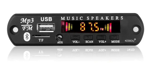Modulo Mp3 + Amplificador Radio Fm Mp3 Bluetooth Usb Aux Tf — imagen 3 de 9