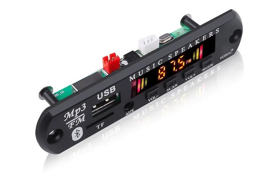Modulo Mp3 + Amplificador Radio Fm Mp3 Bluetooth Usb Aux Tf — imagen 6 de 9