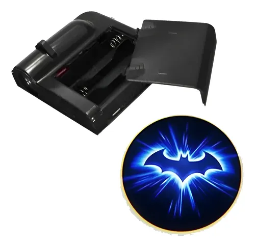 2 Luces Batman Luz Cortesia Auto A Pila Para Auto Sin Romper