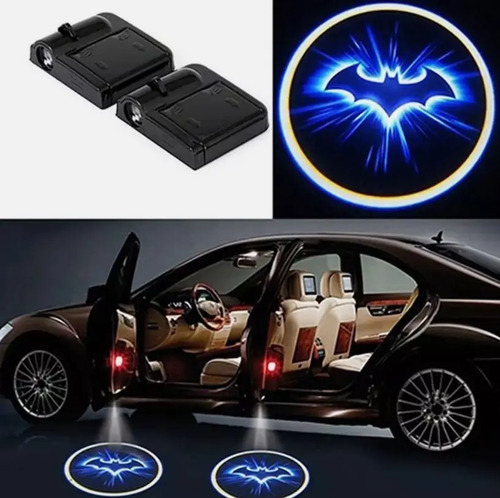 2 Luces Batman Luz Cortesia Auto A Pila Para Auto Sin Romper — imagen 2 de 7
