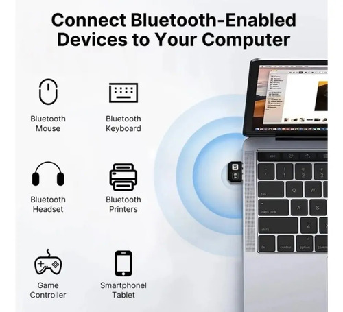 Adaptador Bluetooth 5.4 Usb Dual Función Conectar Tv Pc — imagen 3 de 4