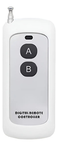 Control Remoto Largo Alcance 2 Canales 433mhz 200 A 500m Blanco
