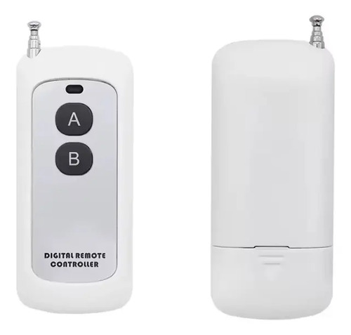 Control Remoto Largo Alcance 2 Canales 433mhz 200 A 500m Blanco — imagen 2 de 10
