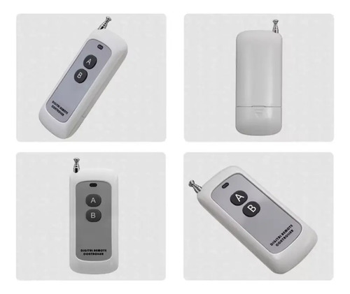 Control Remoto Largo Alcance 2 Canales 433mhz 200 A 500m Blanco — imagen 3 de 10