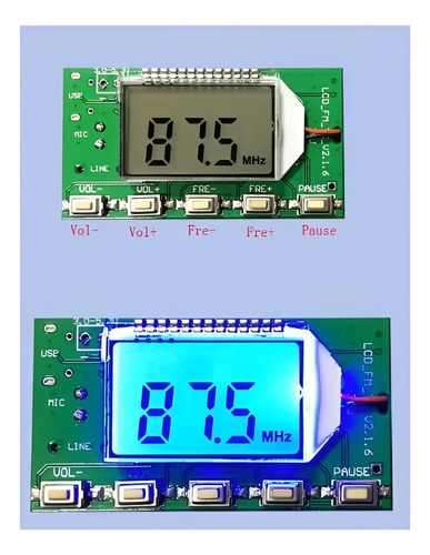 Modulo Transmisor Fm Dsp Pll 87-108mhz Con Display 100mw Diy