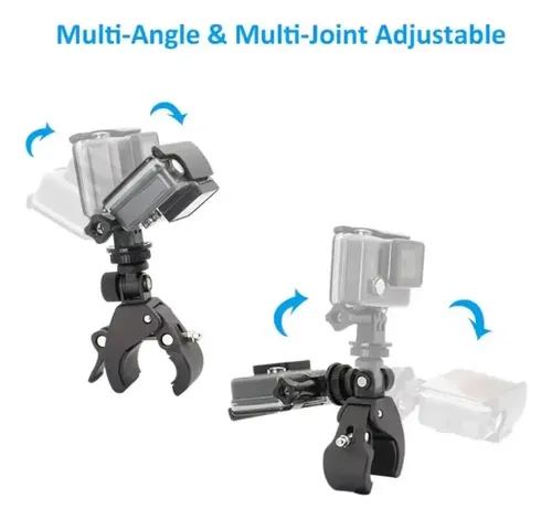 Soporte Para Cámara De Acción Compatible Gopro Insta360 Negro — imagen 4 de 5