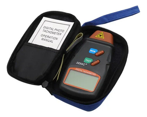 Tacómetro Digital Optico Medidor Rpm Vueltas Alta Precisión — imagen 4 de 10