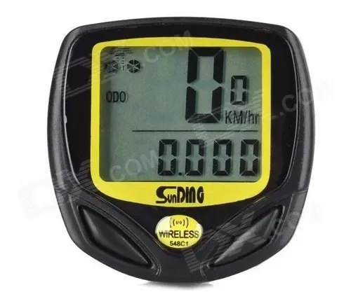 Velocímetro Inalámbrico Sunding Sd-548c Para Bicicleta 15 Funciones Negro — imagen 2 de 11