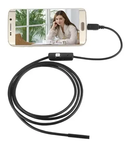 Cámara Endoscópica Ruffo Ip67 6 Led Microusb Pc Android 5m
