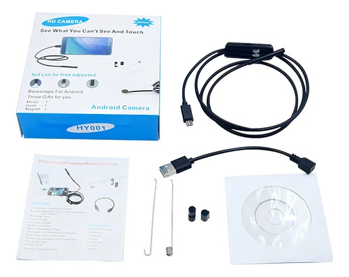 Cámara Endoscópica Ruffo Ip67 6 Led Microusb Pc Android 5m — imagen 2 de 6