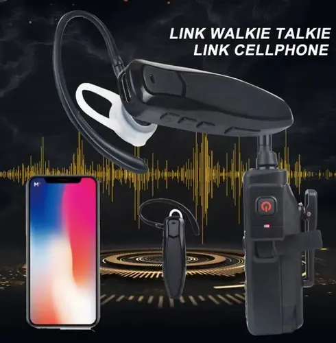 Microfono Ptt Con Auricular Inalambrico Para Handy Baofeng — imagen 8 de 8