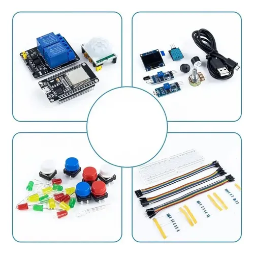 Kit De Experimentacion Esp32 Con Modulos Y Protoboard  Diy — imagen 5 de 5