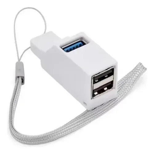Hub Usb 3.0 Multipuerto Zapatilla Usb Triple Multiplicador 3 Blanco