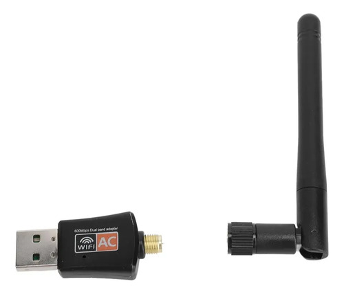 Adaptador Wifi Usb De 2.4g/5g Dongle 600mbps Red Inalambrica — imagen 3 de 8