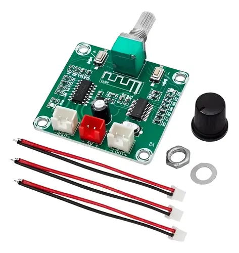 Placa Amplificadora 5w Bluetooth 5.0 Dc5v 2 Canales 2 X 5w Negro 5 W