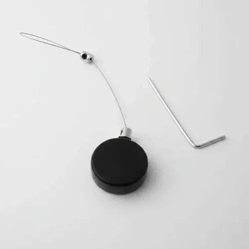 Cable Retractil Seguridad Acero 1 Metro Celular Reloj Auricu Negro — imagen 10 de 10