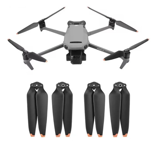 4 Helices Para Dji Mavic 3 Propeller 9453f Liberación Rápida Negro — imagen 6 de 6
