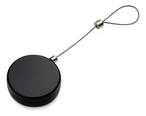 Cable Candado Retractil Seguridad Acero 150cm Celular Negro
