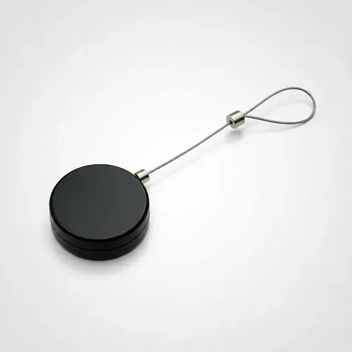 Cable Candado Retractil Seguridad Acero 150cm Celular Negro — imagen 7 de 7