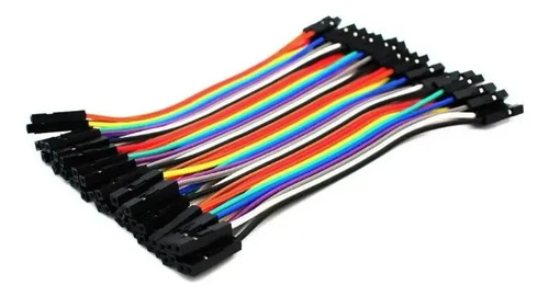Cables Dupont 15cm X40 Arduino Protoboard Robotica Hembra Multicolor — imagen 3 de 3