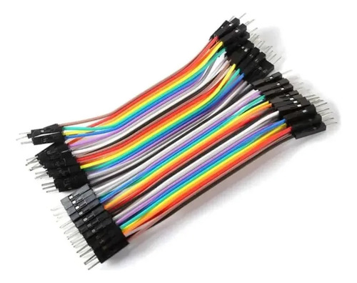 Cables Dupont 15cm X40 Arduino Protoboard Macho A Macho