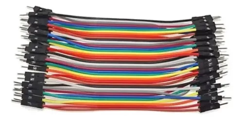 Cables Dupont 15cm X40 Arduino Protoboard Macho A Macho — imagen 2 de 3