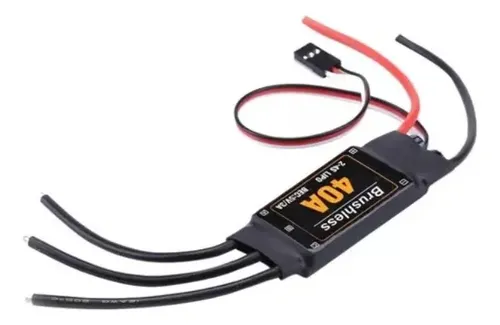 Controlador Velocidad Esc 40a Aeromodelismo + Regulador Mot Negro — imagen 3 de 3