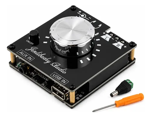 Módulo Amplificador Bluetooth 5.0 2x80w Estéreo Aux Usb Negro 80 W