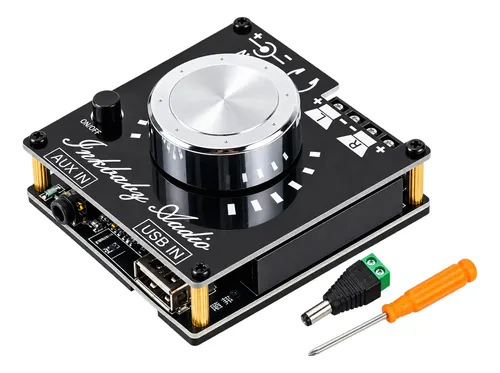 Módulo Amplificador Bluetooth 5.0 2x80w Estéreo Aux Usb Negro 80 W — imagen 4 de 4