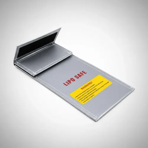 Bolsa Ignífuga Baterías Lipo 10x20 Seguridad Antifuego Rc Negro — imagen 7 de 7