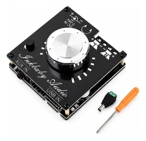 Amplificador De Audio Estéreo 2x30w Con Bluetooth, Aux Y Usb Negro 60 W — imagen 6 de 7