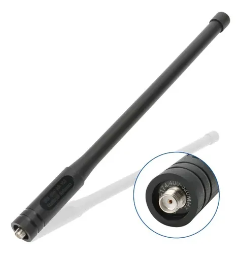 Antena Tactica Baofeng Ar-152 Sma Hembra Vhf Uhf Uv-5r 25cm