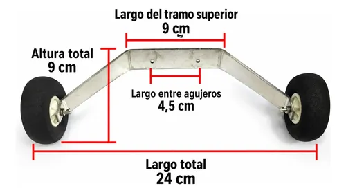 Tren De Aterrizaje Avión Rc Aeromodelismo 3 Ruedas Cessna — imagen 2 de 4