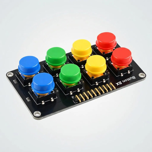 Módulo 8 Botones Pulsadores 4 Gamer Control Arduino Esp32 — imagen 6 de 6