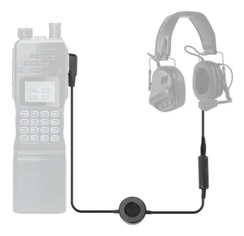 Microfono Ptt Tactico Para Radio Baofeng Uv5r Y Compatibles — imagen 6 de 7