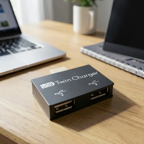Divisor Usb 2 Puertos Cargador Doble Twin Charger 2.0 — imagen 3 de 5